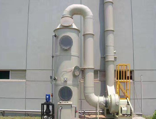廢氣塔工程耐酸堿立式泵使用場景