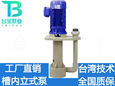 槽內立式泵,耐酸堿槽內泵價格型號-臺寶泵業