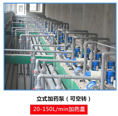 立式泵用于污水處理加藥泵使用