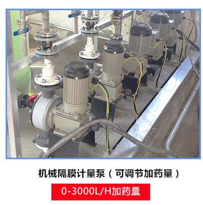 污水處理加藥系統中使用的機械隔膜加藥泵